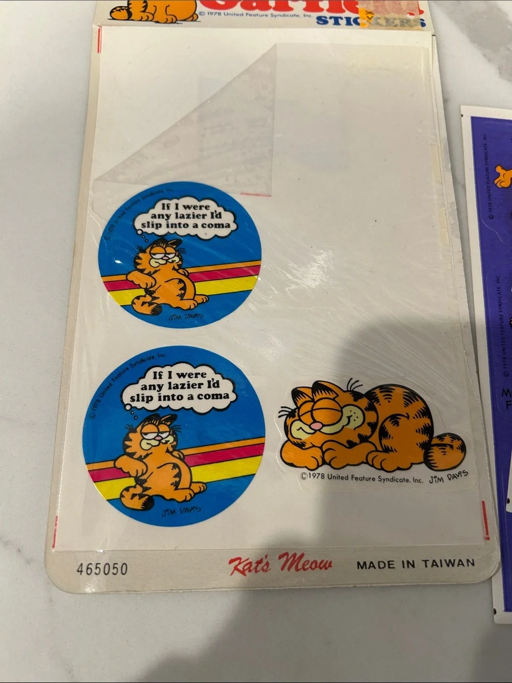 Garfield classic sticker